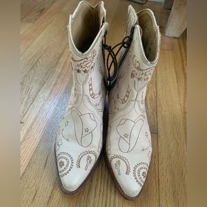 Free people embroidered cowboy boots